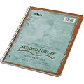 TOPS® Second Nature® Wirebound Notebook, 11 x 8 1/2, College Ruling, 50 sheets