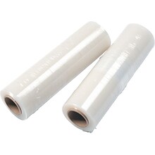 18 x 1500 80 Gauge Blown Stretch Wrap, Clear, 4/Carton (UNV80118)