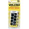 Velcro® Sticky Back Sticky Tape; Black, 15/Pack