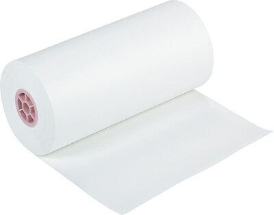 Pacon Kraft Paper Roll, 40 lbs., White Kraft, 18 x 1,000