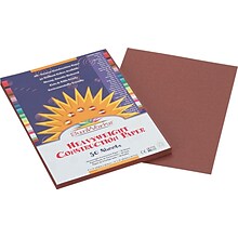 SunWorks® Construction Paper, 9x12, Dark Brown, 50 Sheets