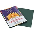 Pacon SunWorks® Construction Paper, 58 lbs., Dark Green, 9 x 12, 50 Sheets/Pk
