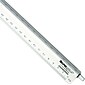 Chartpak® Adjustable Triangular Scale Aluminum Engineers Ruler, 12", Silver