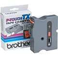 Brother P-touch TX-B511 Laminated Label Maker Tape, 1 x 50, Black On Fluorescent Orange (TX-B511)