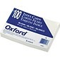 Oxford Index Cards, 4" x 6", White, 100 Cards/Pack (40EE)