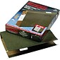 Pendaflex Reinforced Hanging File Folders, Extra Capacity, 5-Tab, Legal Size, Standard Green, 25/Box (PFX 04153x3)