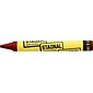 Crayola® Staonal Marking Crayon, 5" Long, 9/16" Diameter, Red, 8/Box (520002)