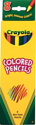 Crayola Long Colored Pencils, Assorted Colors (68-4008)
