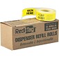 Redi-Tag 'Sign Here'  Flag Refill Rolls, Yellow 120/Roll, 6 Rolls/Pack (91001)