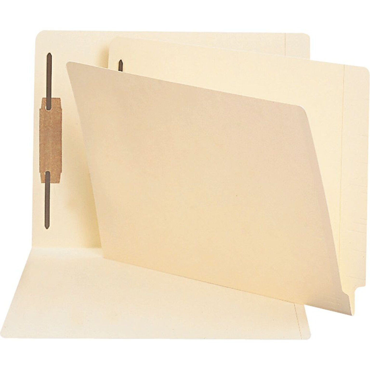 Smead Shelf-Master Reinforced Heavy Duty End Tab Classification Folder, Letter Size, Manila, 50/Box (34210)
