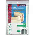 Smead AlphaZ NCC Color-Coded Name Labels, C&P, Label Sheet, Dark Green, 100/Pk (67154)