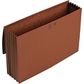 Smead® Expanding Wallet, 5-1/4 Expansion, Flap with Cloth Tie Closure, Legal, Redrope (71075)