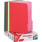 Pendaflex File Folders, 3 Tab, Letter Size, Assorted Colors, 100/Box (4210 1/3 ASST)