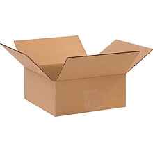 10 x 10 x 4 Shipping Boxes, 32 ECT, Brown, 25/Bundle (10104)