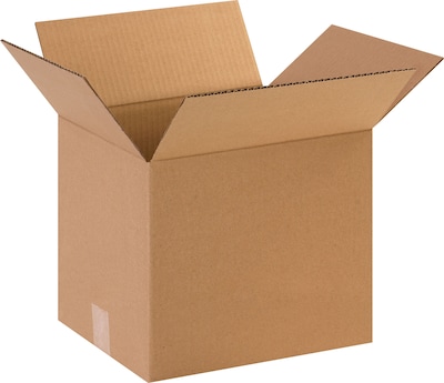 12 x 10 x 12 Shipping Boxes, 32 ECT, Brown, 25/Bundle (121012)