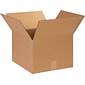 SI Products 14" x 14" x 10" Shipping Boxes, 32 ECT, Kraft, 25/Bundle (BS141410)