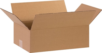 15 x 10 x 5 Shipping Boxes, 32 ECT, Brown, 25/Bundle (15105)
