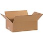 15" x 10" x 5" Shipping Boxes, 32 ECT, Brown, 25/Bundle (15105)
