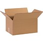 15" x 10" x 8" Shipping Boxes, 32 ECT, Brown, 25/Bundle (15108)