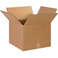 15" x 15" x 12" Shipping Boxes, 32 ECT, Brown, 25/Bundle (151512)