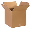 15Lx15Wx15H(D) Single-Wall Cube Corrugated Boxes; Brown, 25 Boxes/Bundle