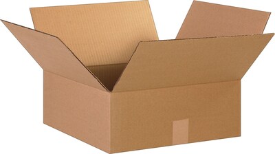 SI Products 15 x 15 x 6 Shipping Boxes, 32 ECT, Kraft, 25/Bundle (BS151506)