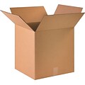 16Hx16Wx16D Single-Wall Cube Corrugated Boxes; Brown, 25 Boxes/Bundle