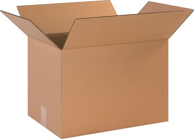 SI Products 17 x 12 x 12 Shipping Boxes, 32 ECT, Brown, 25/Bundle (171212)
