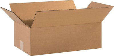18 x 10 x 6 Shipping Boxes, 32 ECT, Brown, 25/Bundle (18106)
