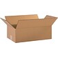 18" x 10" x 6" Shipping Boxes, 32 ECT, Brown, 25/Bundle (18106)