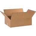 18Lx12Wx6H(D) Single-Wall Corrugated Boxes; Brown, 25 Boxes/Bundle