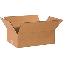 18.5 x 12.5 x 6 Shipping Boxes, 32 ECT, Brown, 25/Bundle (18126R)