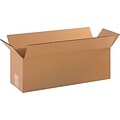 18Lx6Wx6H(D) Single-Wall Long Corrugated Boxes; Brown, 25 Boxes/Bundle