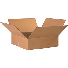 20 x 20 x 6 Shipping Boxes, 32 ECT, Brown, 15/Bundle (20206)