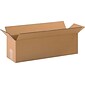 20" x 6" x 6" Shipping Boxes, 32 ECT, Brown, 25/Pack (BS200606)