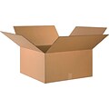 24Lx24Wx12H(D) Single-Wall Corrugated Boxes; Brown, 10 Boxes/Bundle