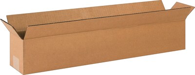 24 x 4 x 4 Shipping Boxes, 32 ECT, Brown, 25/Pack (BS240404)