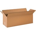 24Lx8Wx8H(D) Single-Wall Long Corrugated Boxes; Brown, 25 Boxes/Bundle