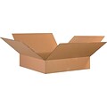26Lx26Wx6H(D) Single-Wall Flat Corrugated Boxes; Brown, 10 Boxes/Bundle