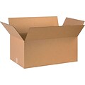 28Lx16Wx12H(D) Single-Wall Corrugated Boxes; Brown, 10 Boxes/Bundle