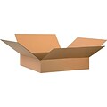28Lx28Wx6H(D) Single-Wall Flat Corrugated Boxes; Brown, 10 Boxes/Bundle