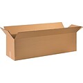 36Lx10Wx10H(D) Single-Wall Long Corrugated Boxes; Brown, 20 Boxes/Bundle