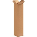 4Lx4Wx18H(D) Single-Wall Tall Corrugated Boxes; Brown, 25 Boxes/Bundle