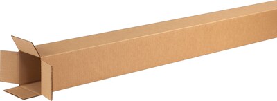 4 x 4 x 72 Shipping Boxes, 32 ECT, Brown, 15/Bundle (BS040472)