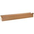 48Lx4Wx 4H(D) Single-Wall Long Corrugated Boxes; Brown, 25 Boxes/Bundle
