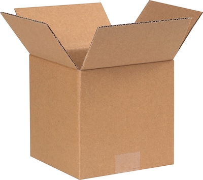 7 x 6 x 6 Shipping Boxes, 32 ECT, Brown, 25/Bundle(766)