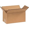 4Hx4Wx8L Single-Wall Corrugated Boxes; Brown, 25 Boxes/Bundle