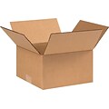 9Lx9Wx5H(D) Single-Wall Corrugated Boxes; Brown, 25 Boxes/Bundle