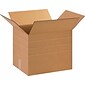 10" x 10" x 12" Multi-Depth Shipping Boxes, 32 ECT, Brown, 25/Bundle (MD101012)