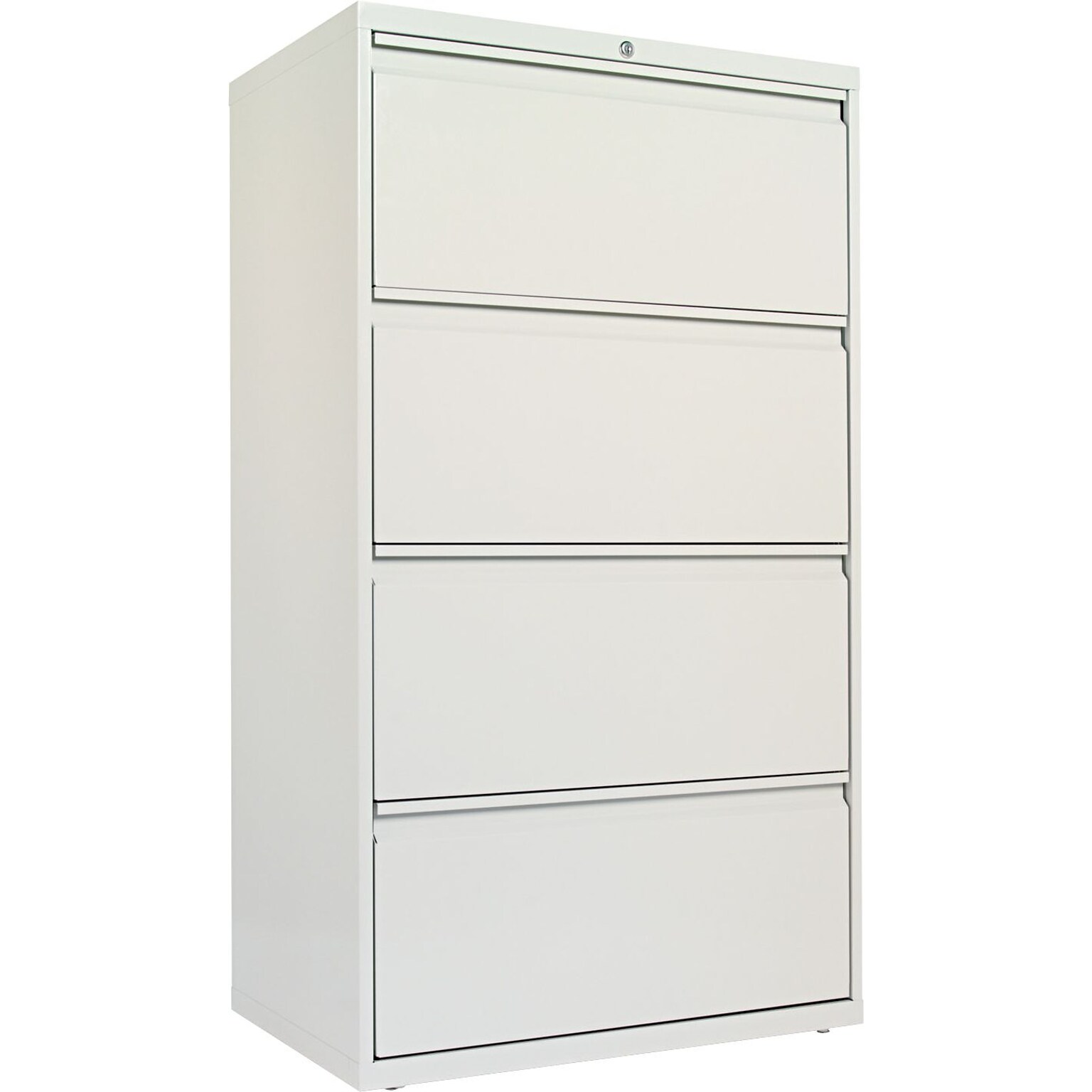 Alera 5000 Series Lateral File/Storage Cabinet, 4-Drawer, Letter/Legal, Light Gray, 54H x 30W x 19 1/4D